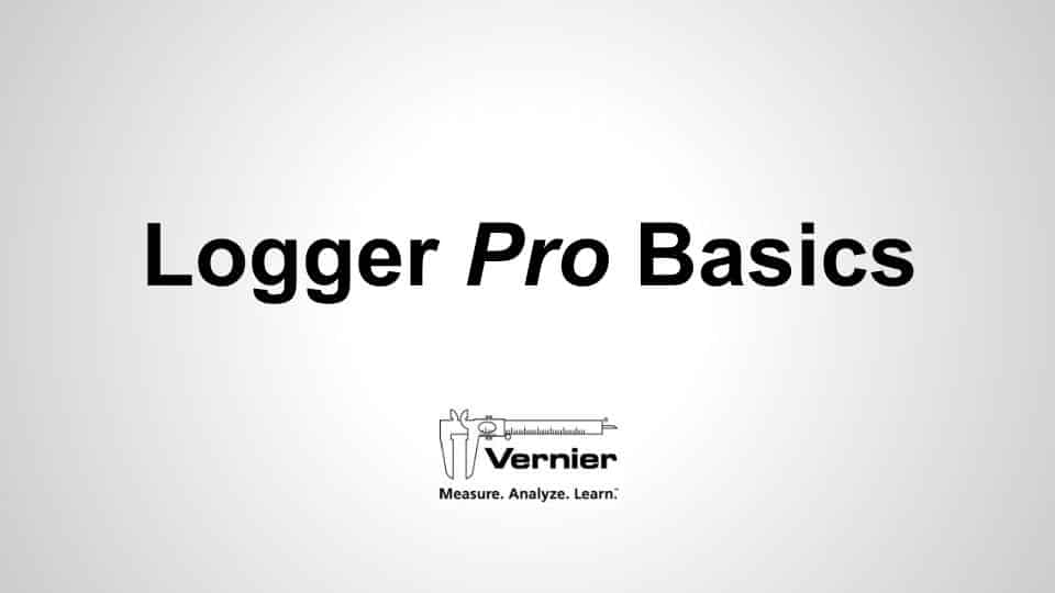 vernier software logger pro